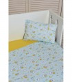 Σεντόνια κούνιας 3 τεμ 110x170 100% βαμβάκι Design 205 Oliver Baby