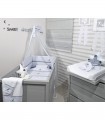 Nautica Dummy Set 4 pcs Des 921 Ciel Carreau Duvet, duvet cover, panda, mosquito net
