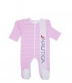 Nautica Des.12 Interlock Organic Pink Striped 68cm 3-6m