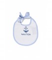 Nautica Des 931-1 Waterproof bib with waterproof chile polka dots 19x20