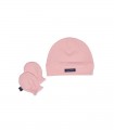 Nautica Des 14 Cap & 2 Gloves Set Salmon