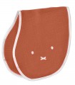 Miffy Des.68 Πανάκι Ώμου Μουσελίνα Κεραμιδί Οργανικό Βαμβάκι 26x59