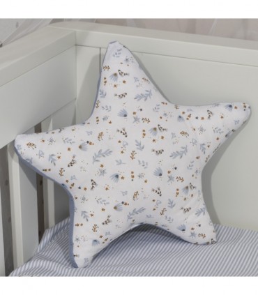 Oliver Baby Des.401 Μαξιλάρι Διακοσμητικό Αστέρι Διπλής Όψης  Ραφ 37x37