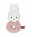 Miffy Fluffy Λούτρινη Κουδουνίστρα Ροζ
