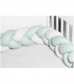 Oliver Baby Des.3130 braid White-Menta triple Cotton braid 20x200