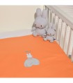 Miffy Des.13 Πικέ Αγκαλιάς Πορτοκαλί 80x100