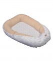 Oliver Baby Des.404 Nest Double-sided-Knitted Jersey Beige 100% Cotton - 75x110 open dimension