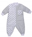 Oliver Baby des.15 Sleeping suit with detachable sleeves Grey-2,5 Tog-No3/0,85cm