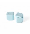 Miniware Des.11 Σετ 2τεμ.ανταλλακτικά αποθηκευτικά σκεύη σιλικόνης 7x7cm Σιέλ