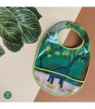 WATERPROOF BIB WITH POCKET 25,5X38 DINOS - PETIT JOUR PARIS