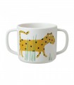 CUP WITH TWO HANDLES WITH DETACHABLE LID AND ANTI-SLIP SAVANE BASE - PETIT JOUR PARIS