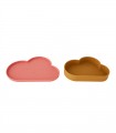 Chloe OYOY silicone plate and bowl set