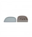 Rainbow OYOY silicone plate and bowl set