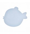 Silicone bath mat Little Finn UYOU blue 52x43,5