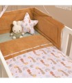Πάπλωμα και Παπλωματοθήκη Design 410 Καμηλό Οliver Baby