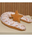 DOUBLE-SIDED BREASTFEEDING PILLOW, SIZE 410 CAMEL Oliver Baby