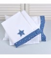 Σεντόνια Λίκνου Σετ 2τ -75x110-100% Βαμβάκι Design 374 Oliver Baby
