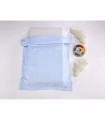 BLANKET MORA LARA 110X140 BLUE 100%POL