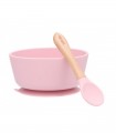 Silicone Ball and Spoon Set Pink Tutete