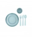 Tutete's 6-piece dining set PP Blue by Tutete