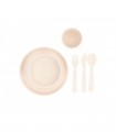 Tutete's 6-piece dining set PP Ekru PP Ekru