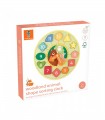 Ρολόι με  Σχήματα woodland Orange Tree Toys