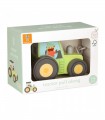 Tractor Famyard Pull Along Orange Tree Toys