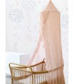 FABRIC MOSQUITO NET SOFT APPLE WITH RATTAN TROIS KILOS SEPT