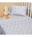 Oliver Baby Design 211 Bed Linen Sheets Embrime 100% cotton - 2 pcs 80x100 - Greek stitching