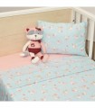 Oliver Baby Design 212 Bed Linen Sheets Embrime 100% cotton - 2 pcs 80x100 - Greek stitching