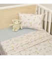 Σεντόνια Λίκνου Σετ 2τ -80x100-100% Βαμβάκι Design 213 Oliver Baby