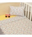 Oliver Baby Design 214 Linen sheets 100% cotton - 2 pcs 80x100 - Greek stitching