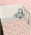 Oliver Baby Design 215 Bed Linen Sheets Embrime 100% cotton - 3 pcs 110x160 - Greek stitching