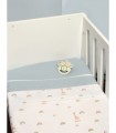 Σεντόνια Λίκνου Σετ 2τ -75x110-100% Βαμβάκι Design 503 Sophie La Girafe