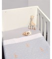 Σεντόνια Λίκνου Σετ 2τ -75x110-100% Βαμβάκι Design 505 Sophie La Girafe