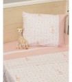 Cradle sheets with LAYER 3 pieces Sophie La Girafe pattern 502