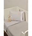 Κουβέρτα λίκνου διπλής όψης Minky Sophie La Girafe σχ 505