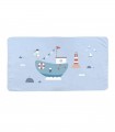 Beach towel 70x140cm with Microfibra fabric Fishing Boat Monnëka