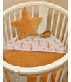 Minky Κουβέρτα Design 410 Κούνιας Διπλής Όψης 100x140cm Oliver Baby