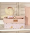 Καλάθι Αποθήκευσης Des.412 Ροζ 25x15x13 ύψος Oliver Baby