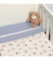Σεντόνια Λίκνου Σετ 2τ -75x110-100% Βαμβάκι Design 414 Oliver Baby