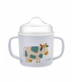 Cup with 2 handles with removable lid & anti slip base FARM Petit Jour Paris