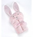 Κουβέρτα ΜORA POMPON RABBIT ΡΟΖ 75Χ95 cm