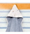 Μπουρνούζι κάπα 75x75 100% βαμβάκι 450 γρμ/τμ Design 414-1 Oliver Baby