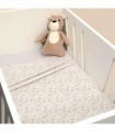 Σεντόνια Λίκνου Σετ 2τ -80x100-100% Βαμβάκι Design 218 Oliver Baby