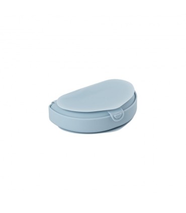 Miniware Des.11 Foldable Silicone Plate with cup base Silicone cup with chisel suction cup